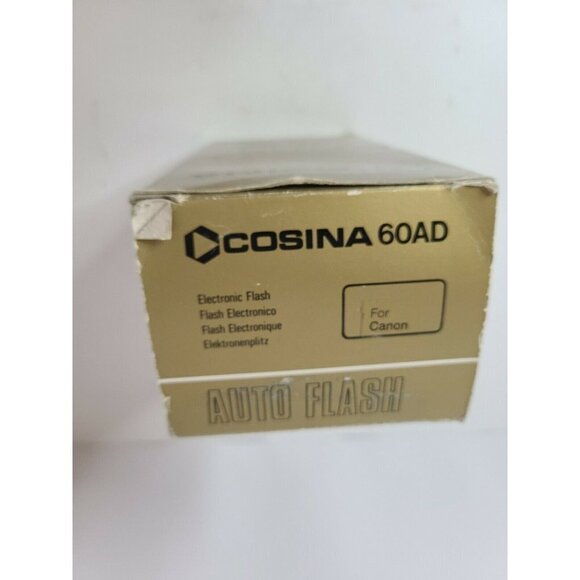 𝅺VINTAGE Cosina 60AD Auto Electronic Flash - Picture 1 of 6